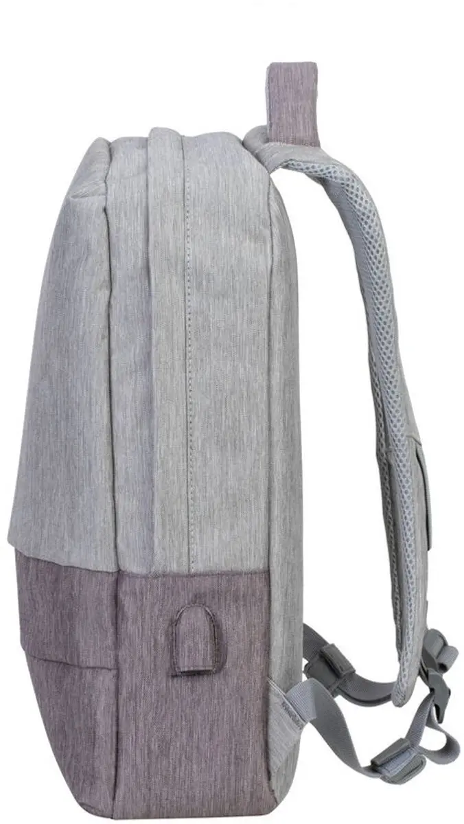 RivaCase 7562 Rugzak 15.6" - 3 Vakken - Grijs/Mokka