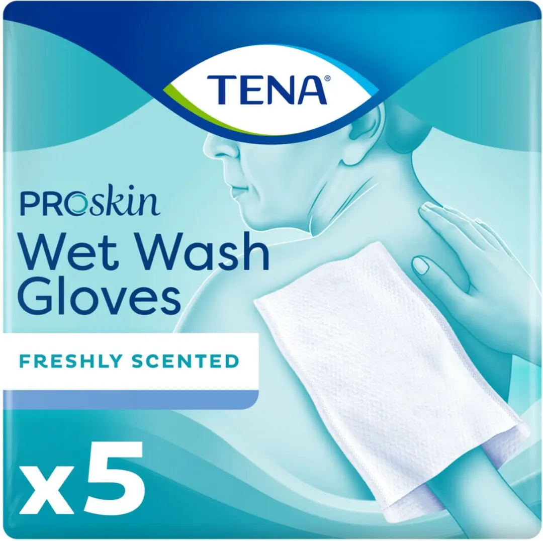 TENA Wet Wash Glove Frisse Geur