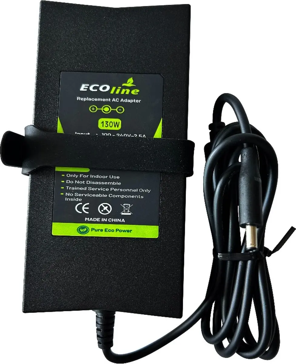 Ecoline Oplader 19.5V 6.7A 130W - o.a. Dell XPS/Precision