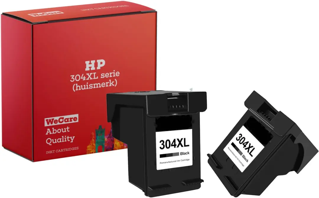weCare H304BKXL Inktcartridges 2x Zwart