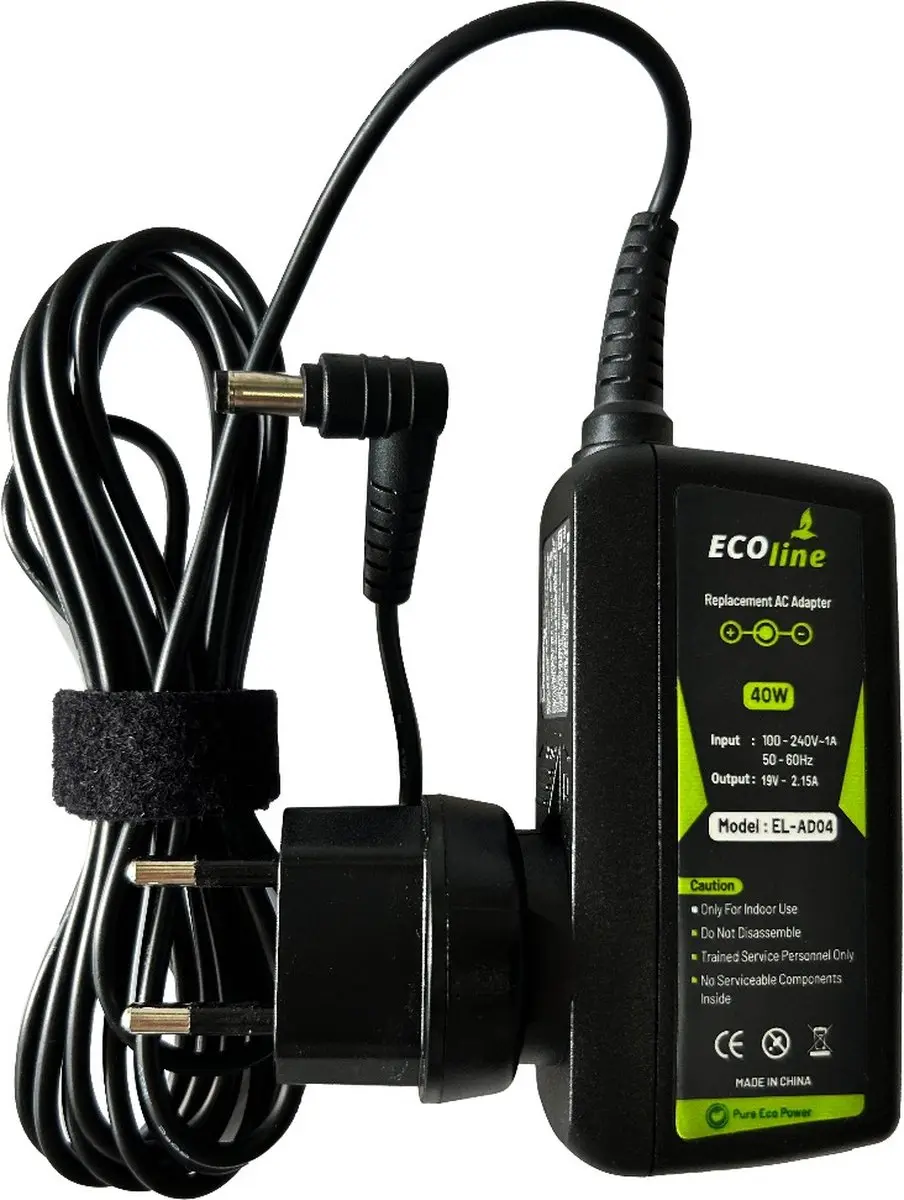 Ecoline Oplader 19V 2.15A 40W - Acer Aspire One