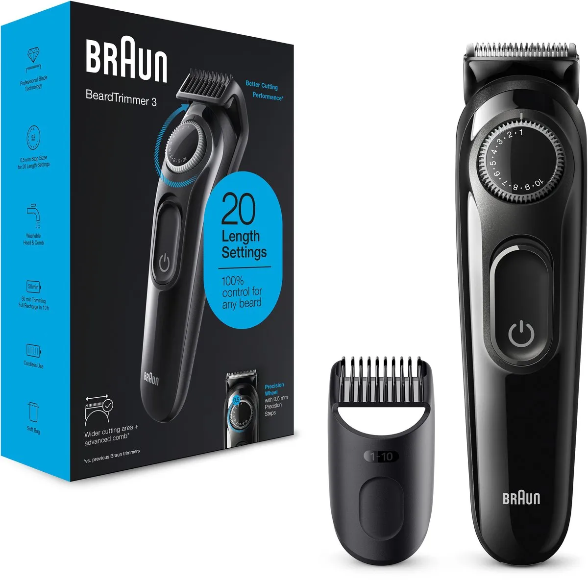 Braun Baardtrimmer 3 BT3300 - Zwart