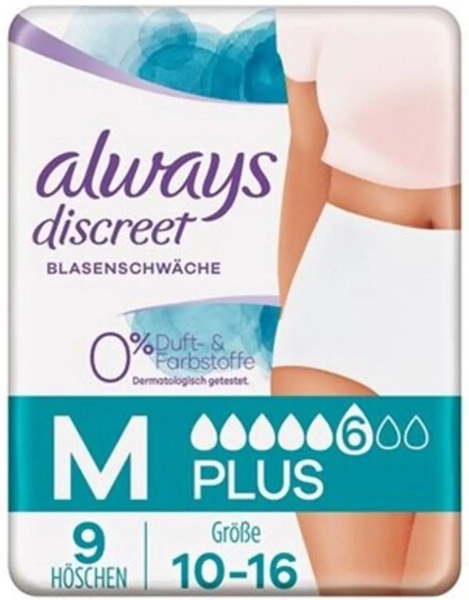 Always Discreet Pants Plus M - 9 Stuks - Wit