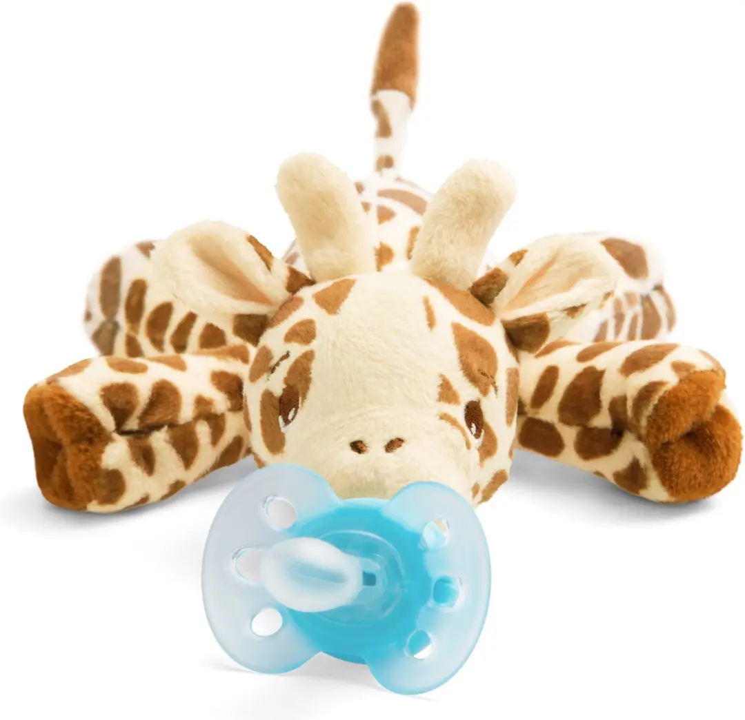 Philips Avent Knuffel Fopspeen SCF348/11 - Girafje - afbeelding 4 van 6