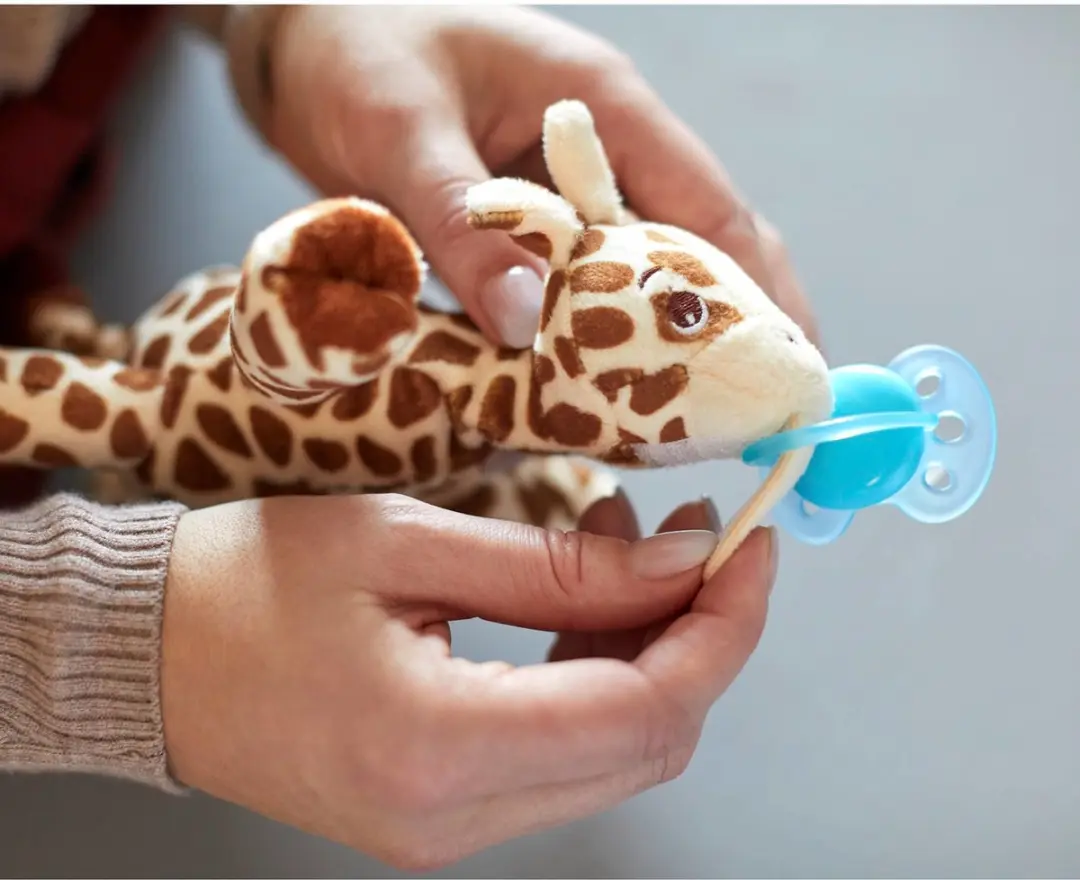 Philips Avent Knuffel Fopspeen SCF348/11 - Girafje - afbeelding 2 van 6