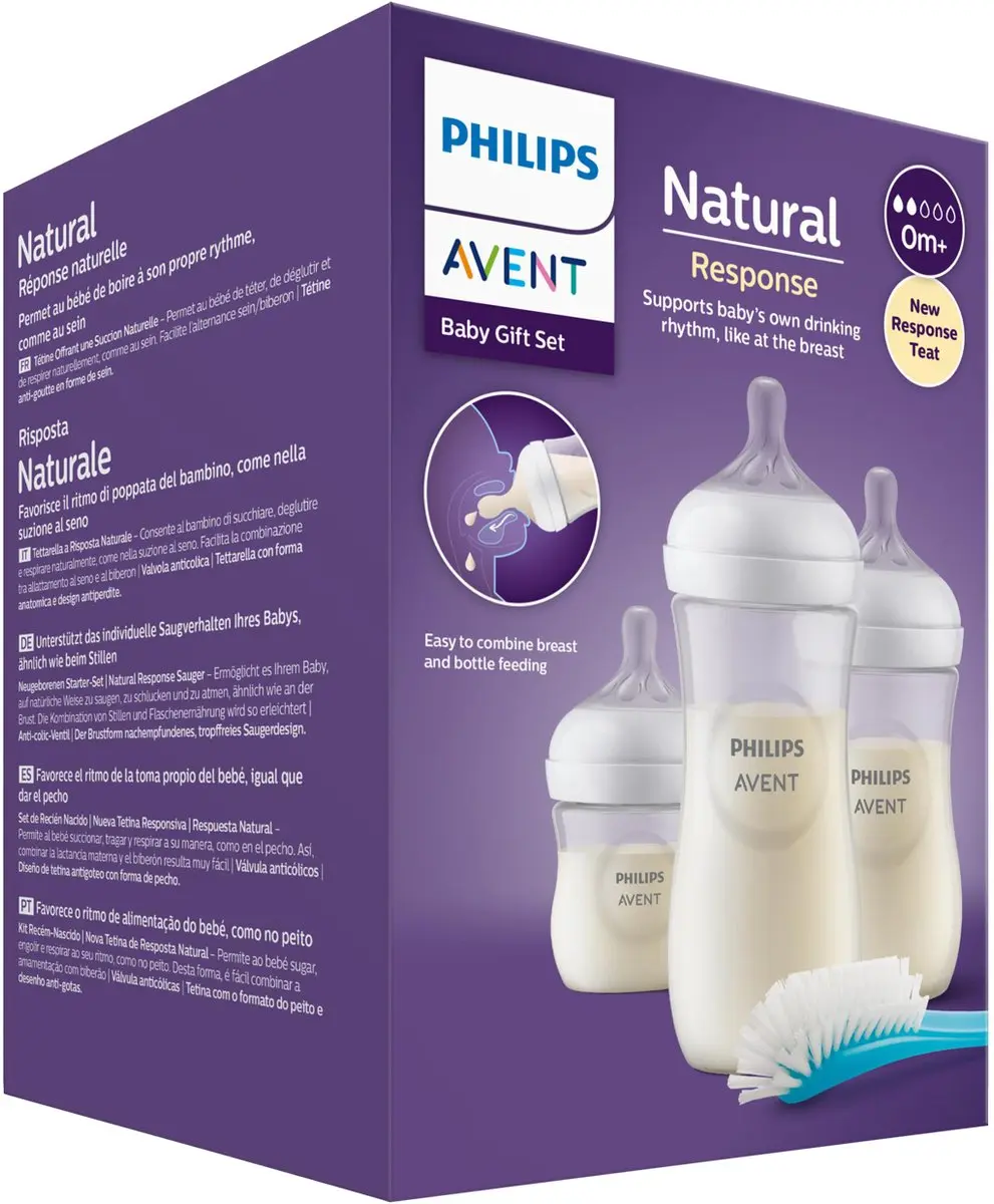 Philips Avent Natural Response Newborn Cadeauset - 3 Flessen