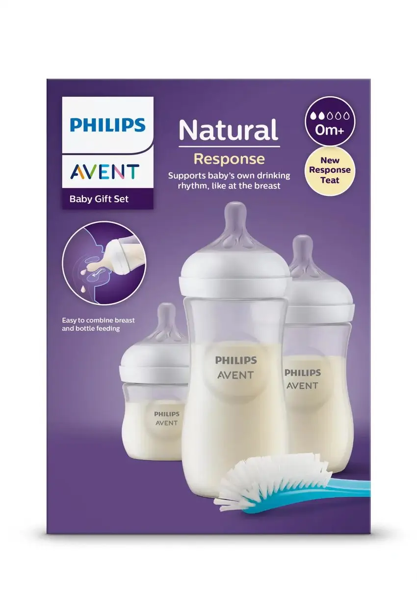 Philips Avent Natural Response Newborn Cadeauset - 3 Flessen