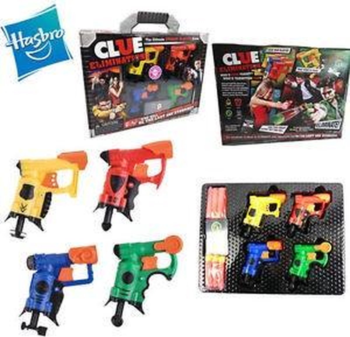 Clue Elimination Game - 4 Pistolen