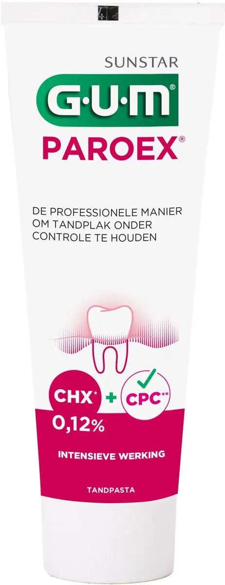 G.u.m Paroex Tandpasta Chx 0,12% 75 Ml
