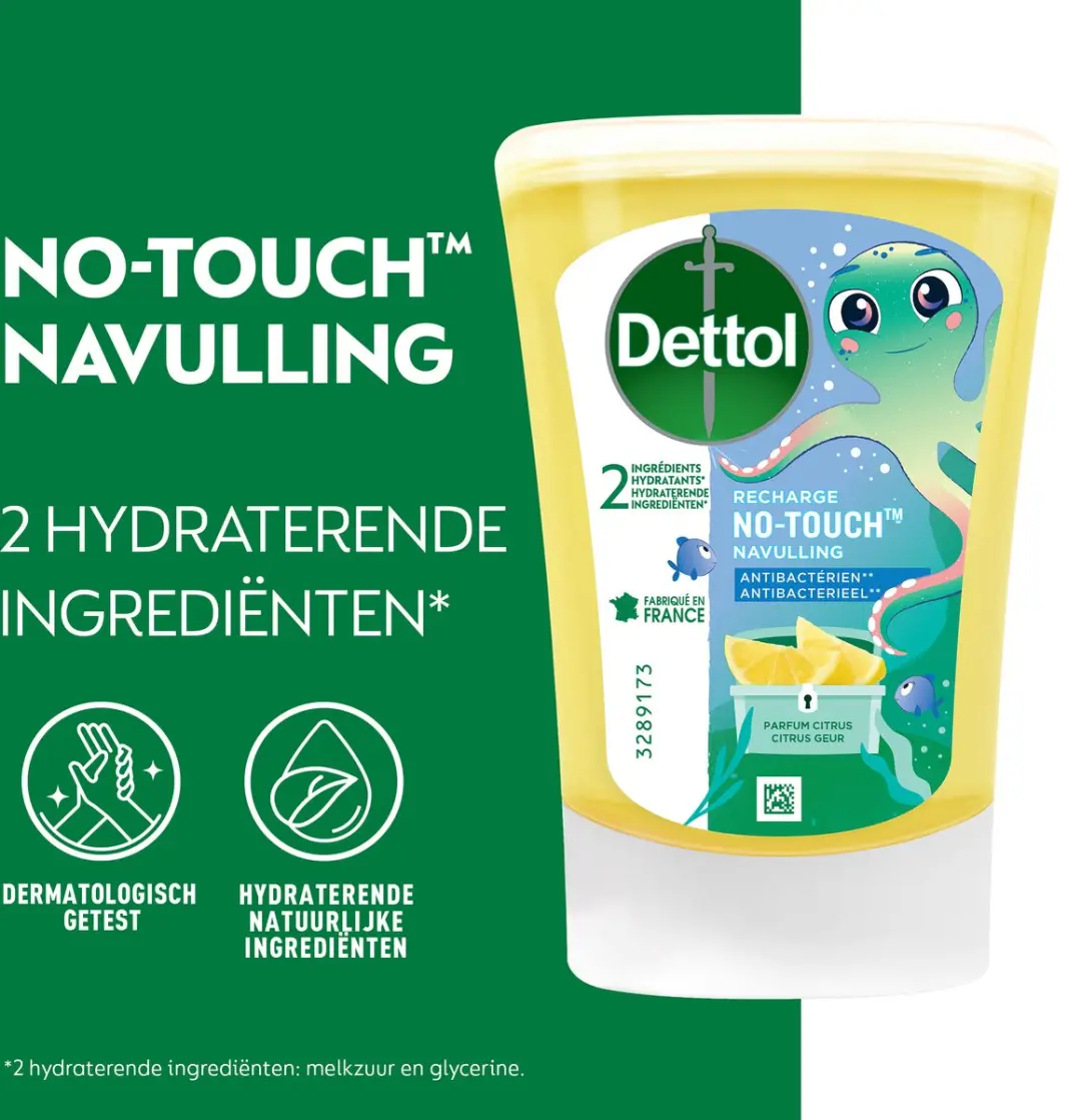 Dettol No-Touch Handzeep Navulling Citrus 250ml - 12 Stuks