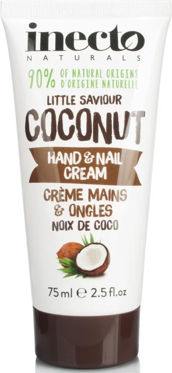 Inecto Naturals Ultra Hydration Coconut Hand & Nail Cream 75ml - afbeelding 6 van 6