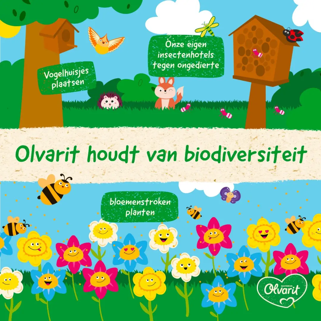 Olvarit Variatiemenu Knijpfruit 12+ Maanden - 3 Smaakvarianten - 18x100g