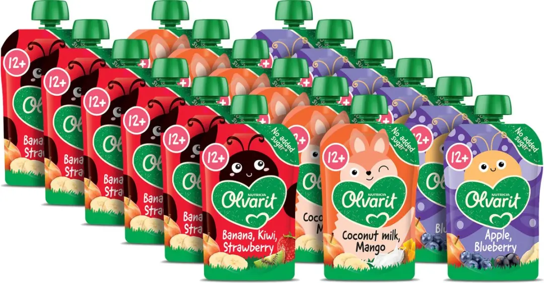 Olvarit Variatiemenu Knijpfruit 12+ Maanden