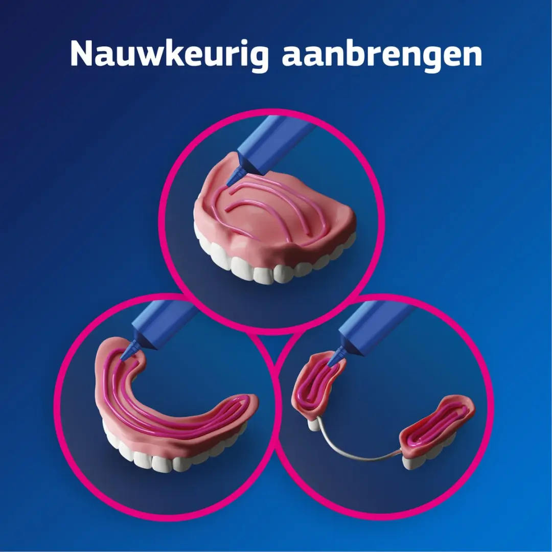 Fixodent Plus Kleefpasta Kunstgebit 240ml - 6 Stuks