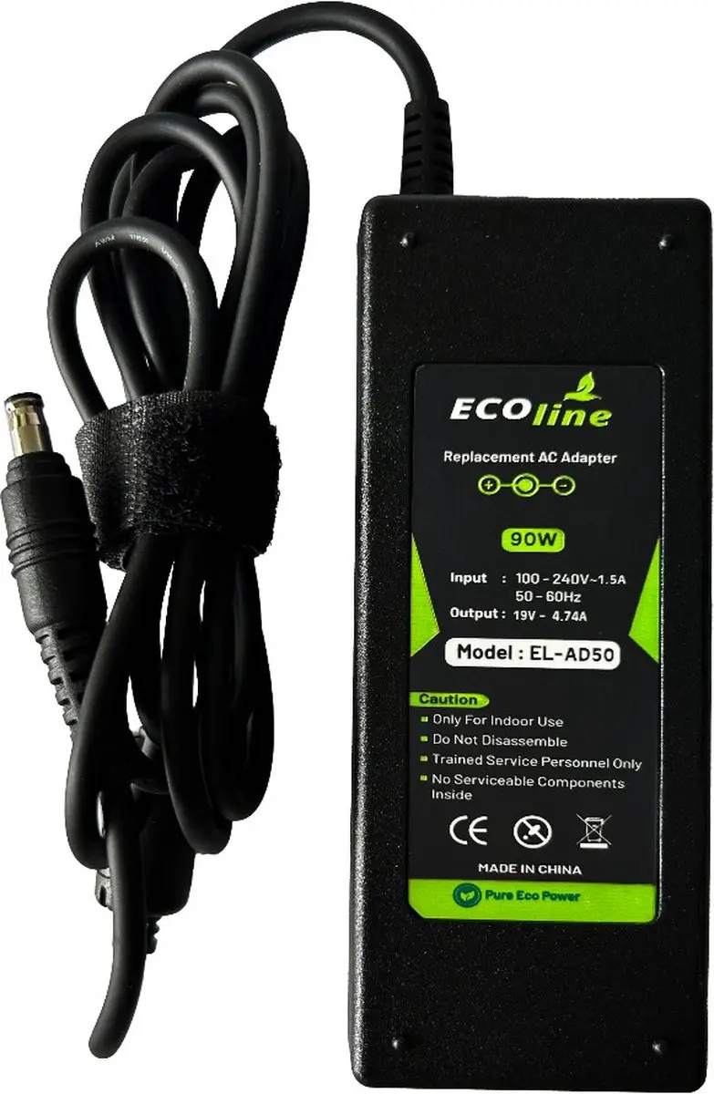 Ecoline Oplader 19V 90W - voor Samsung NP-serie