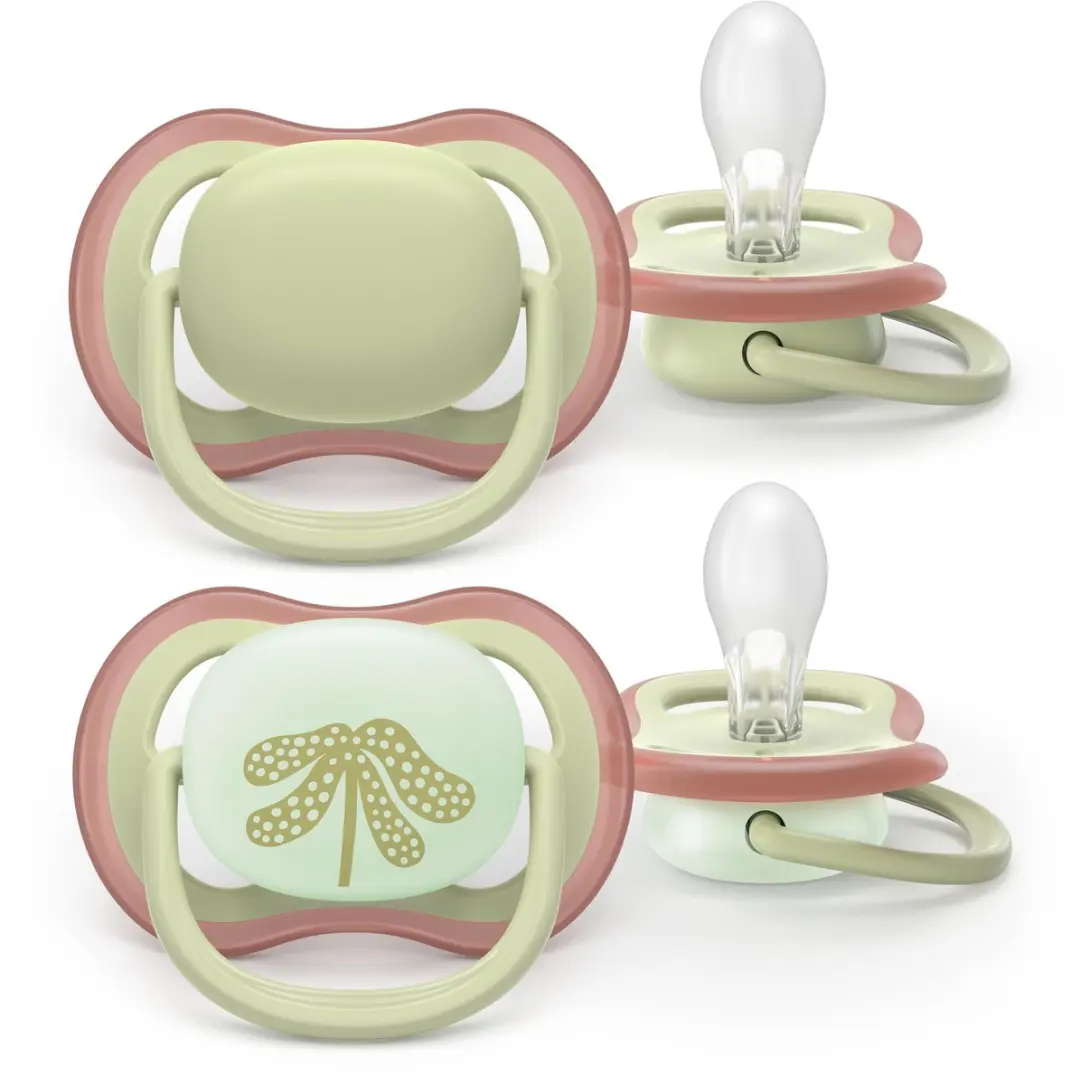 Philips Avent Ultra Air Fopspeenset SCF087/18 - Dag & Nacht - 2 Stuks