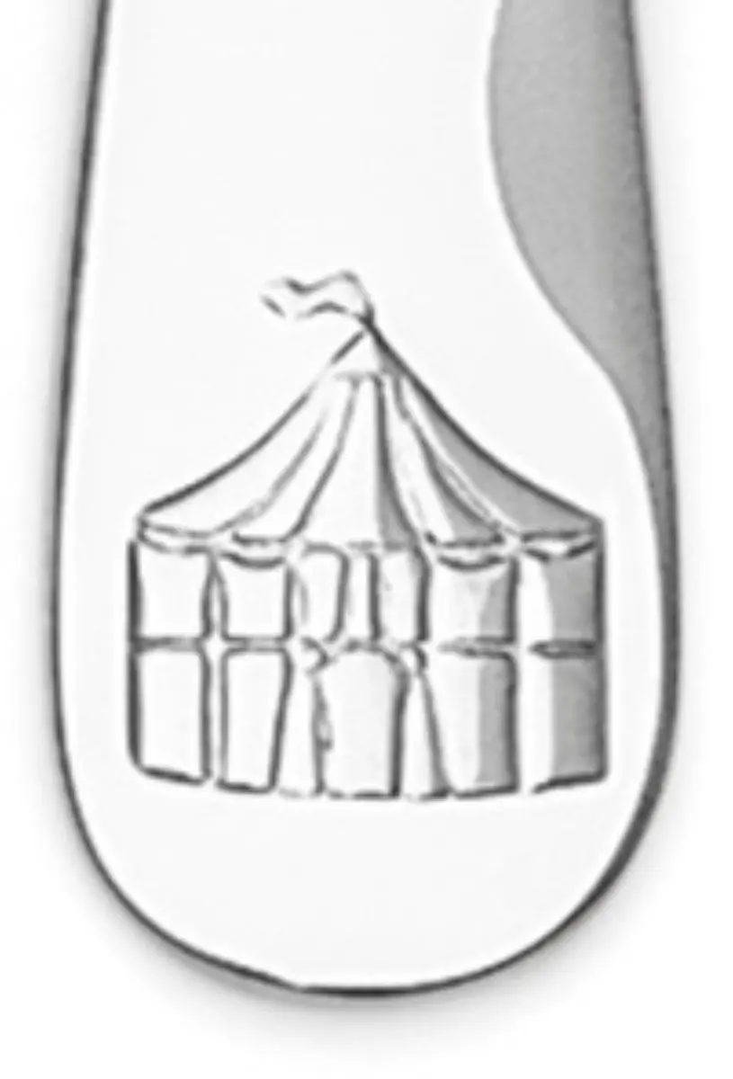 Zilverstad Kinderbestek 4-delig Circus RVS 18/10 - 4 Stuks