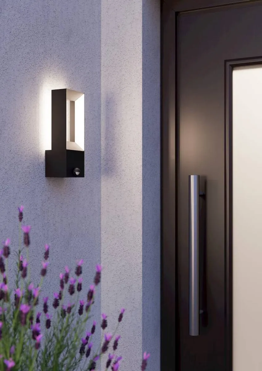 Eglo Riforano Wandlamp Buiten LED 11cm - Zwart - afbeelding 6 van 6