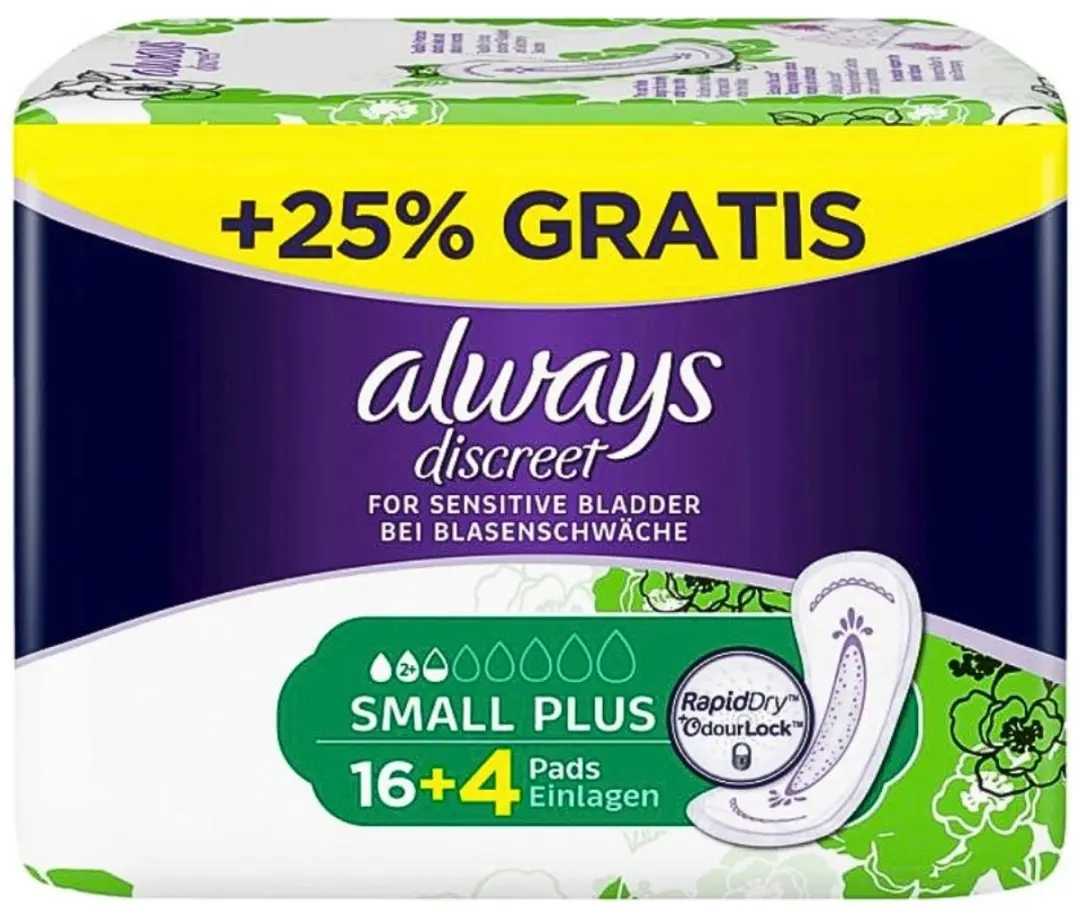 Always Discreet Inlegkruisjes Gevoelige Blaas Lichte Bescherming
