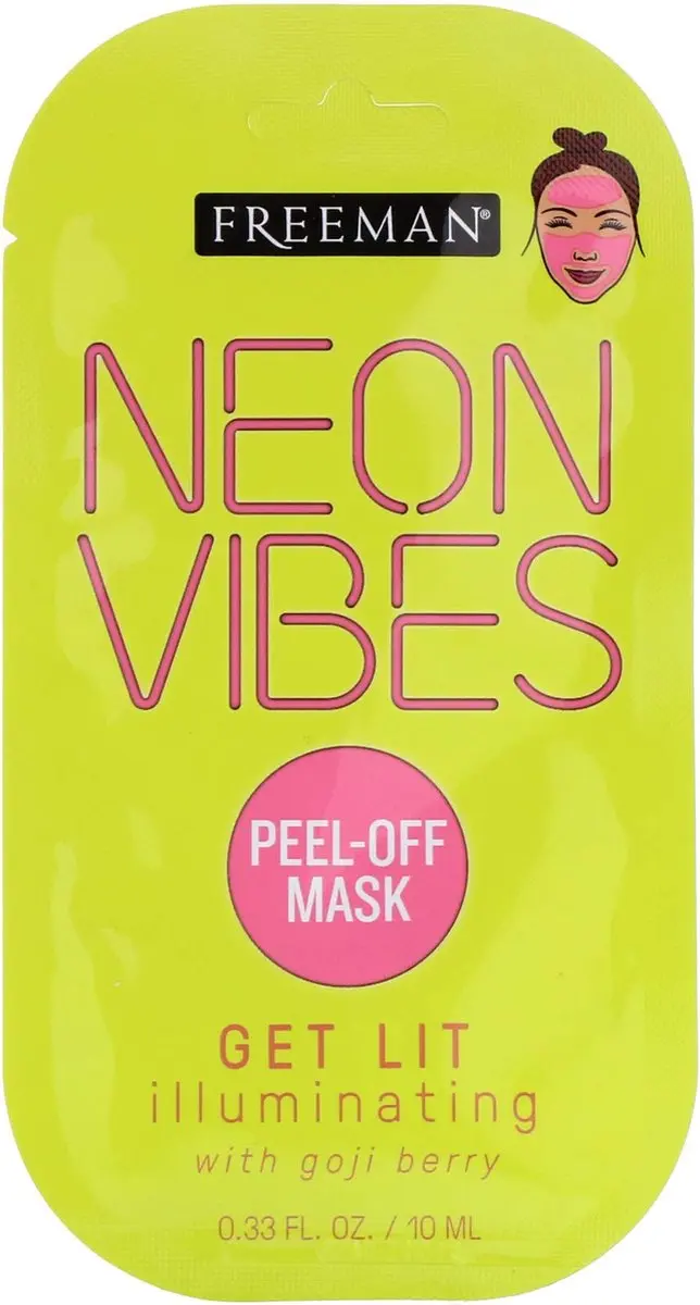 Freeman Beauty Neon Vibes Peel Off Gezichtsmasker 10ml