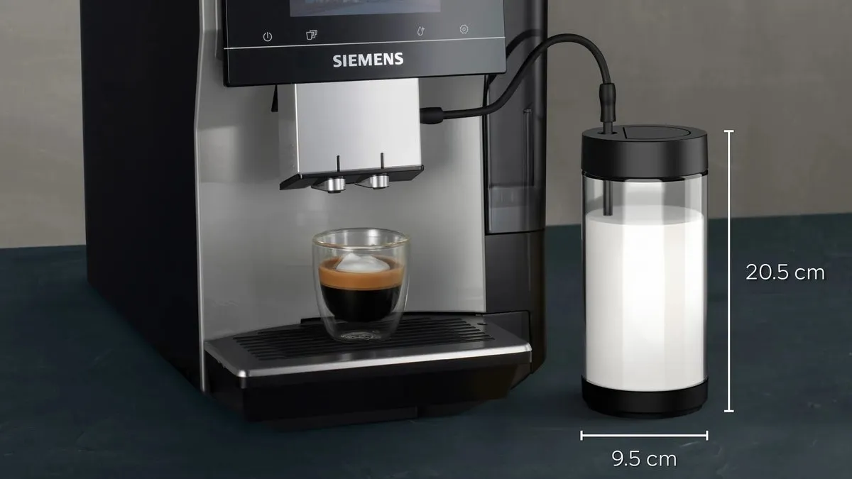 Siemens TZ80008 Melkreservoir - 0,7L - Zwart - o.a. EQ500/EQ6 Plus/EQ700