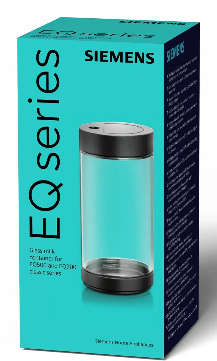 Siemens TZ80008 Melkreservoir - 0,7L - Zwart - o.a. EQ500/EQ6 Plus/EQ700 - afbeelding 6 van 6