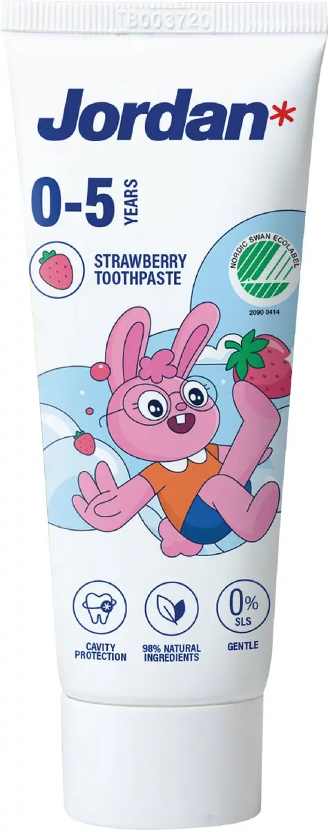 Jordan Kids Tandpasta 50ml - Milde Fruitsmaak