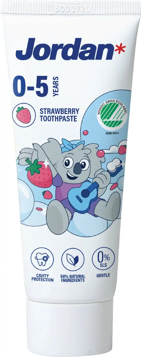Jordan Kids Tandpasta 50ml - Milde Fruitsmaak
