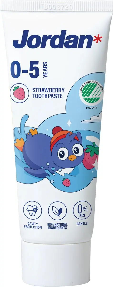 Jordan Kids Tandpasta 50ml - Milde Fruitsmaak