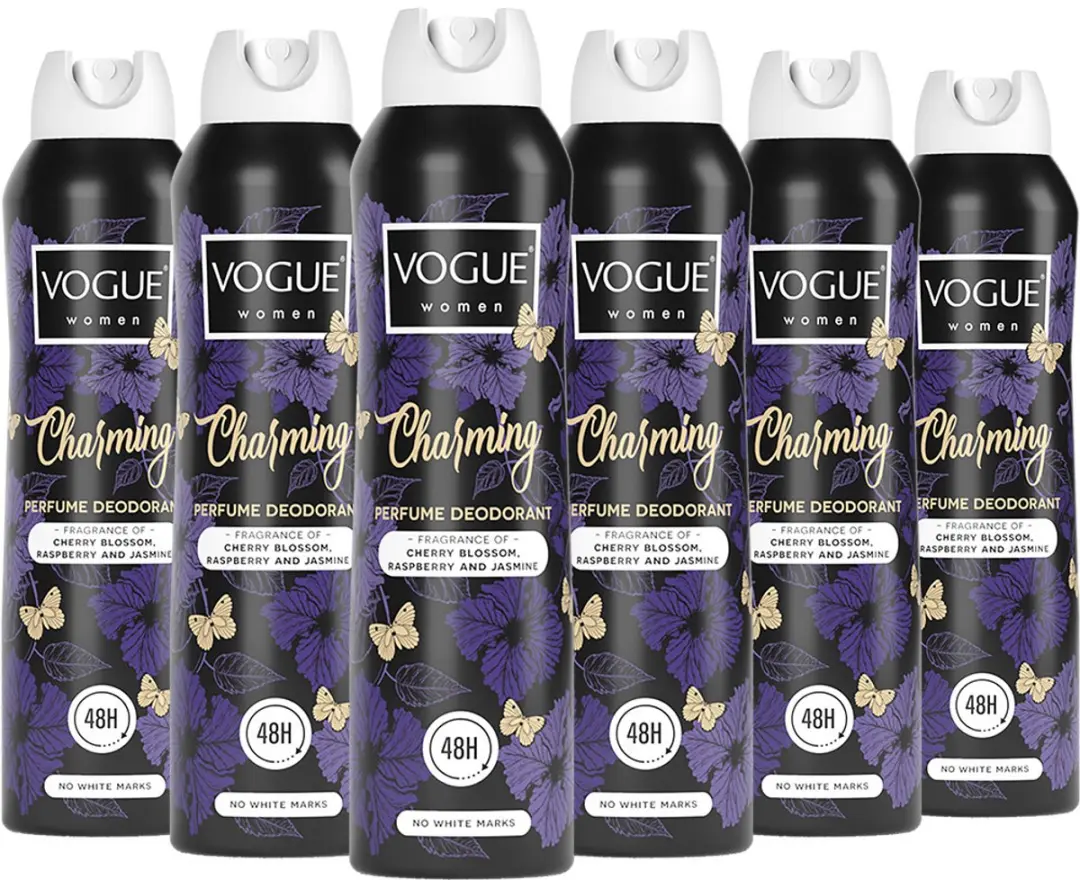 Vogue Charming Deo Voordeelverpakking 900ml - afbeelding 6 van 6