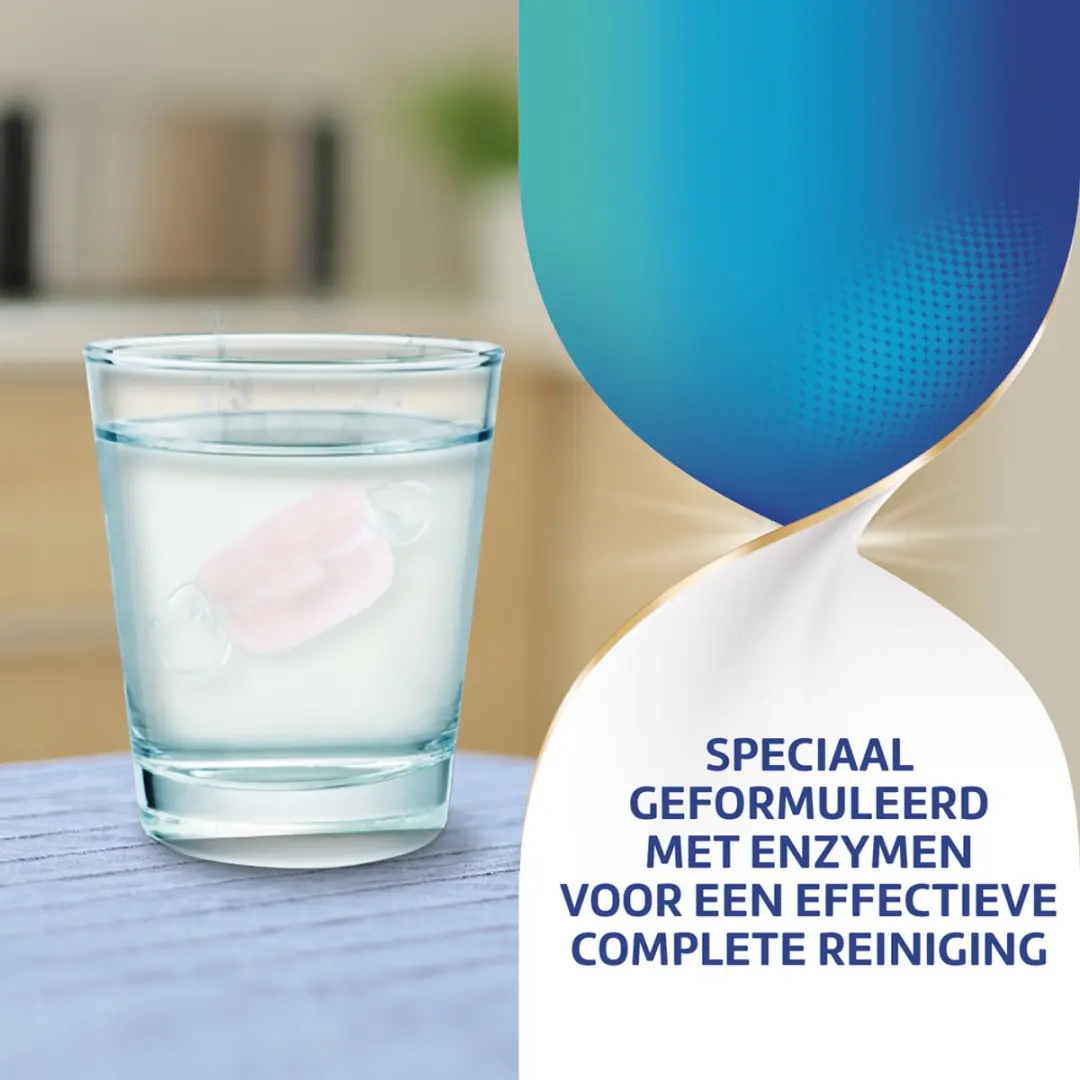 Corega Reinigingstabletten Antibacterie 66 Stuks