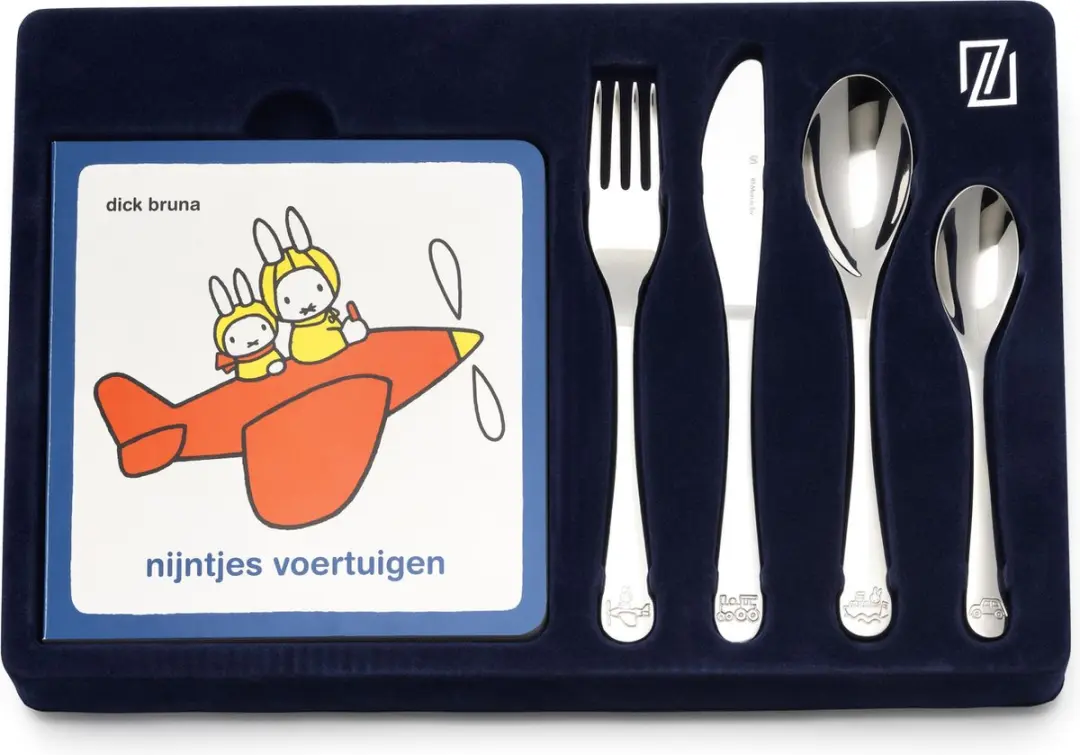 Zilverstad Kinderbestek 4-delig RVS 18/10 - 25 Stuks (5x4) - Zilver