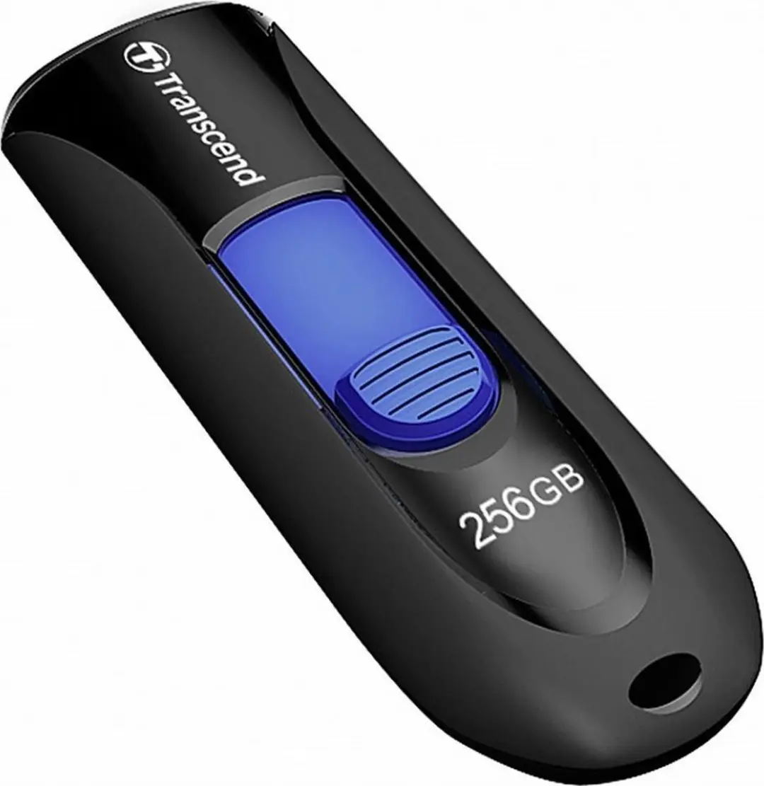 Transcend JetFlash 790 TS256GJF790K USB-stick 256GB - Zwart/Blauw