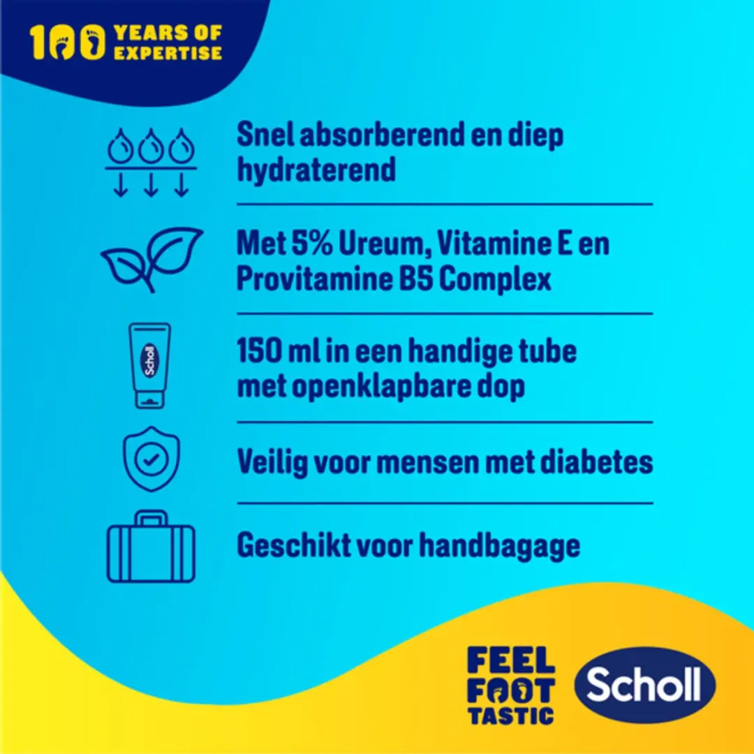 Scholl Dr. Voet & Nagelcrème Intens Voedend - 3x150ml
