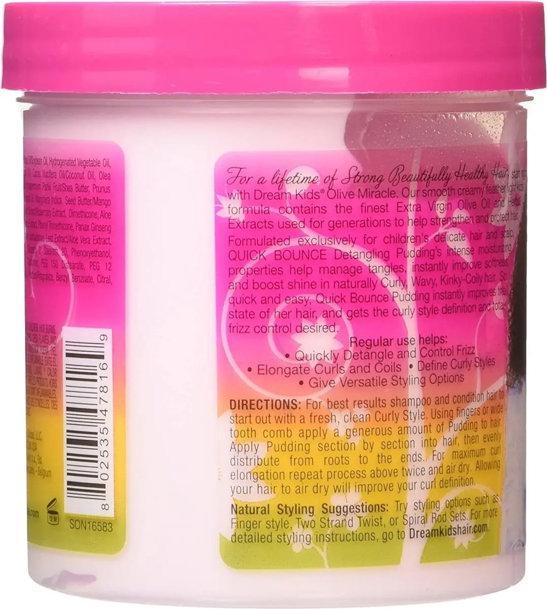 African Pride Dream Kids Olive Miracles Ontklittende Crème 425ml