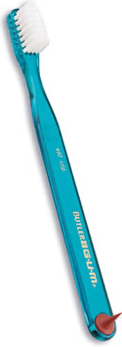 Gum Tnd.Borstel Soft 411Mb - Wit/ Groen - afbeelding 6 van 6