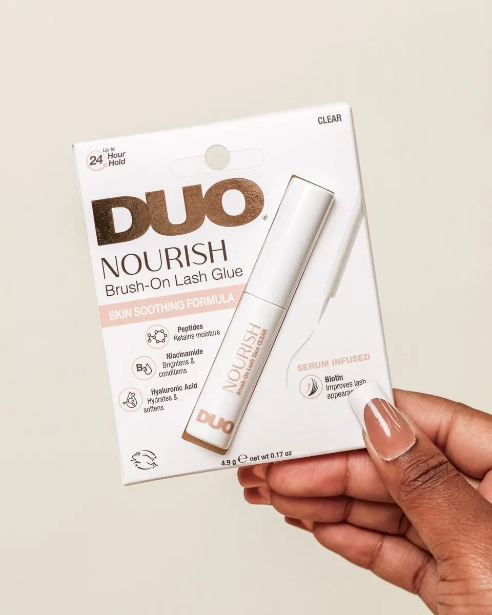 Duo Nourish Brush-On Lash Glue Clear - 4.9g