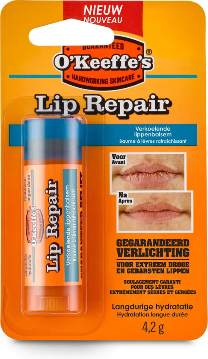 O'Keeffe's Lip Repair Cooling - 6 Stuks