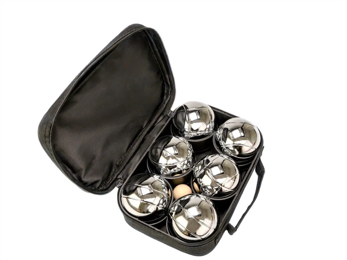 Tactic Pétanque Set 6 Ballen & But - Nylon Tas