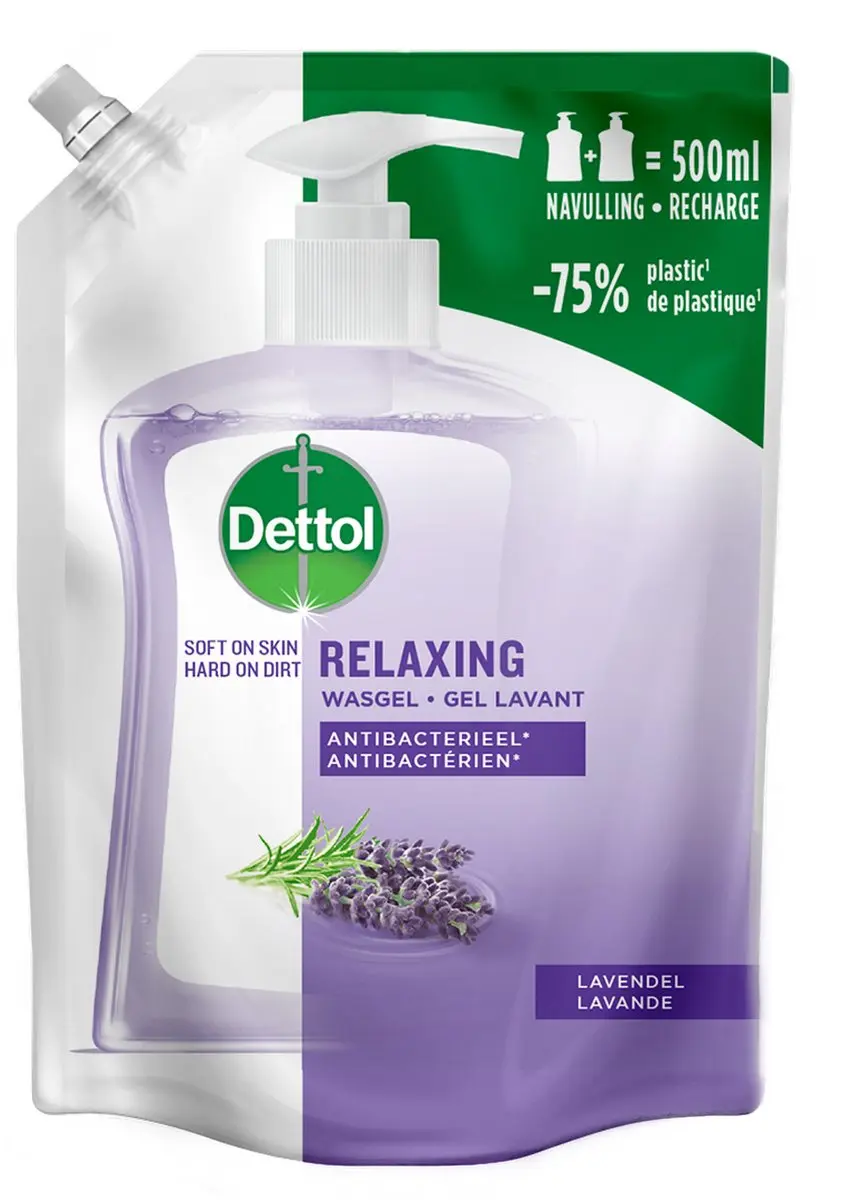 Dettol Refill Relaxing Lavender 500ml - 3 Stuks