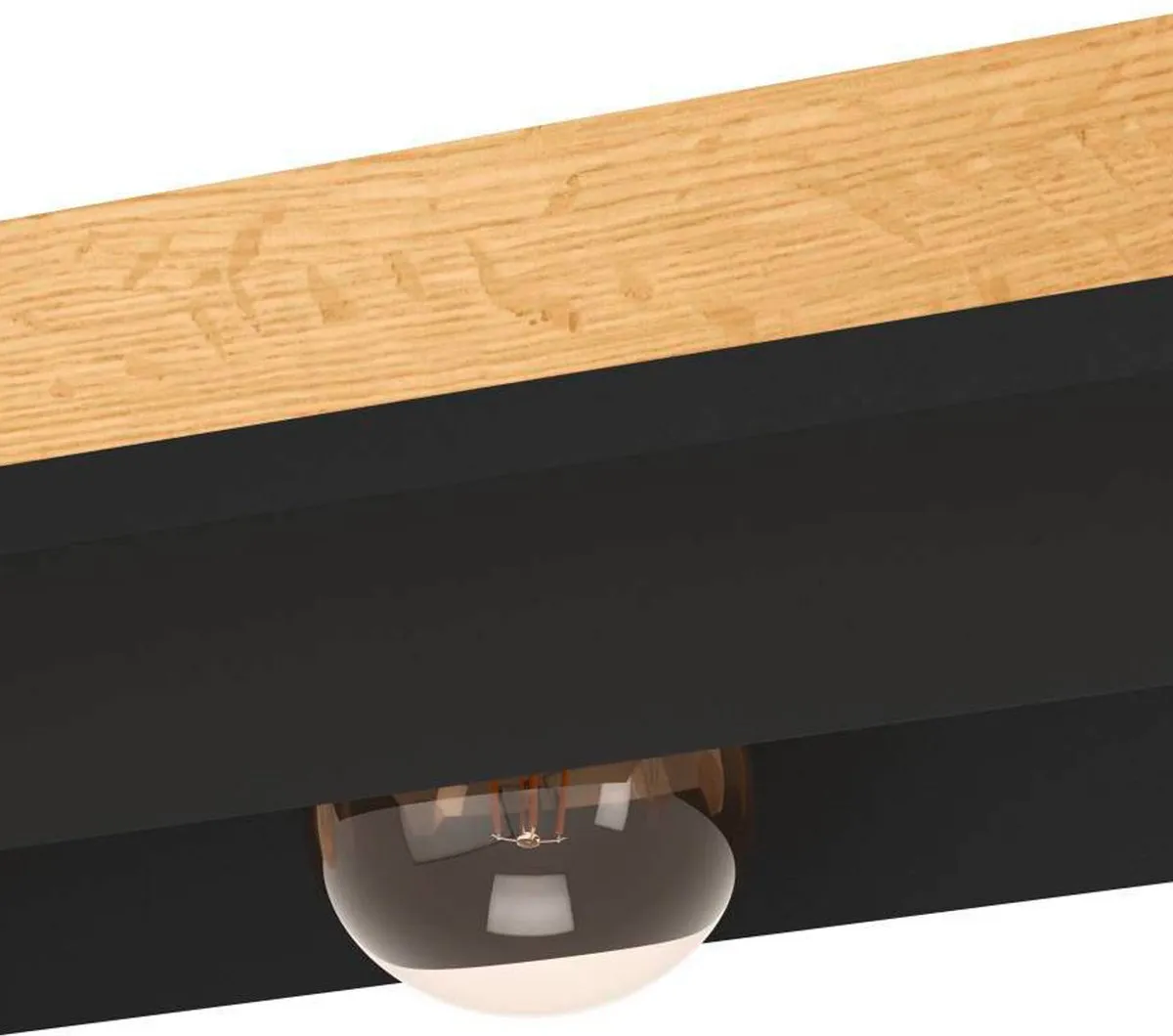 Eglo Tarrafo Plafondlamp E27 64cm - 3 Lichtpunten - Zwart/Bruin