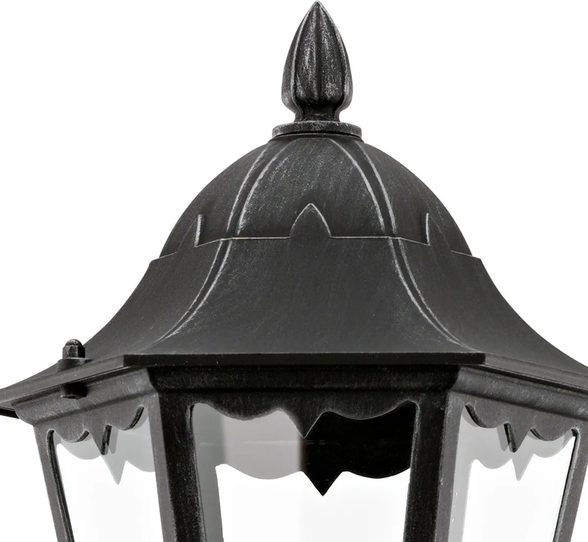 Eglo Navedo Wandlamp Buiten E27 Sensor - 42,5 cm - Zwart