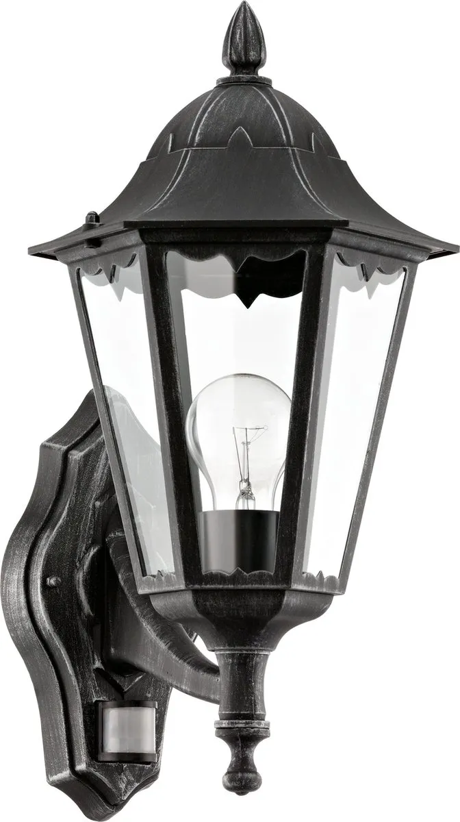 Eglo Navedo Wandlamp Buiten E27 Sensor