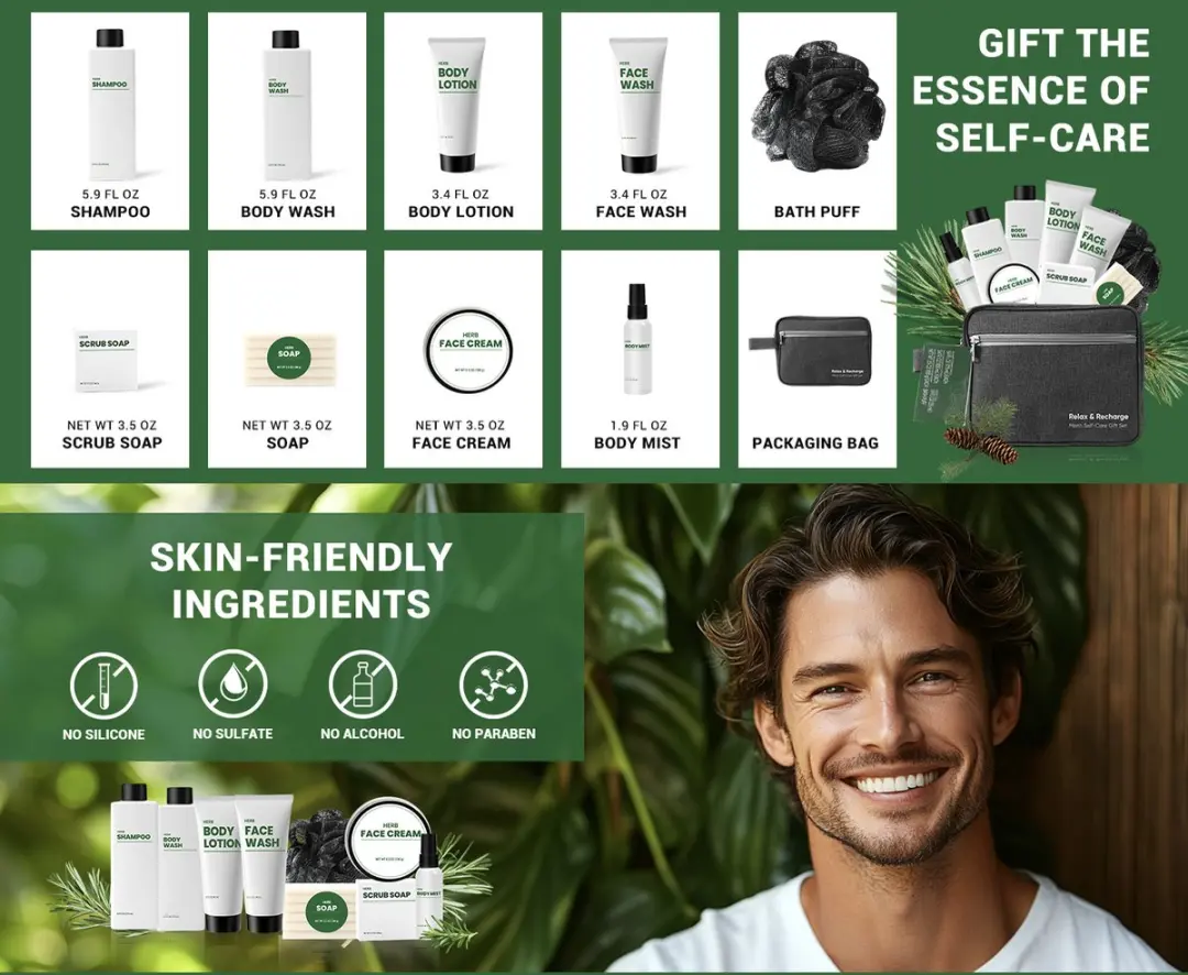 Body & Earth Gentlemen Pack Refreshing - 10 Stuks