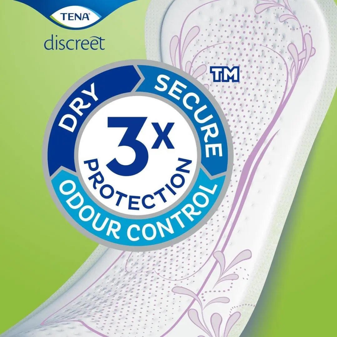 TENA Discreet Mini Inlegkruisjes - 40 Stuks