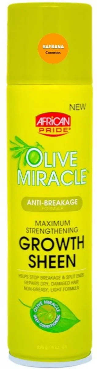 African Pride Olive Miracle Hair Growth Sheen Spray 226g