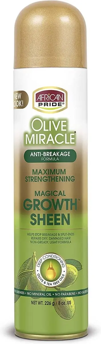 African Pride Olive Miracle Hair Growth Sheen Spray 226g
