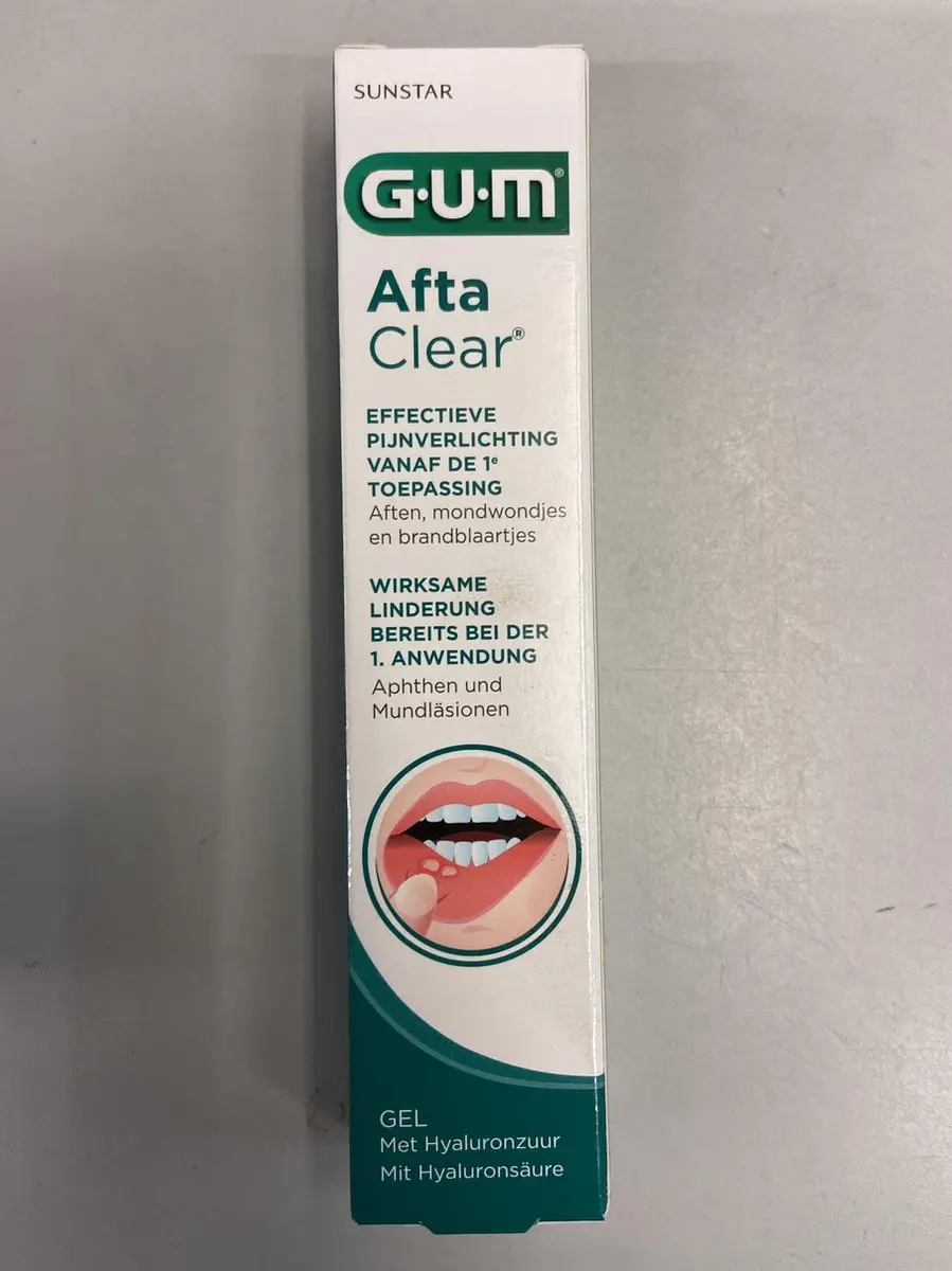 Gum AftaClear Mondgel 2x10ml