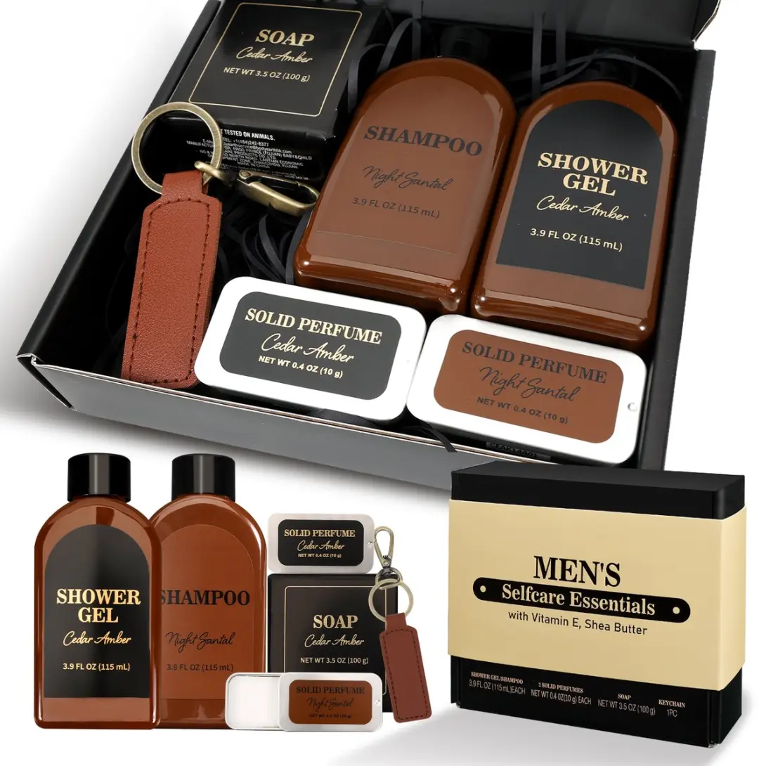 Body & Earth Gentlemen Pack Amber Verwenpakket - 7 Stuks