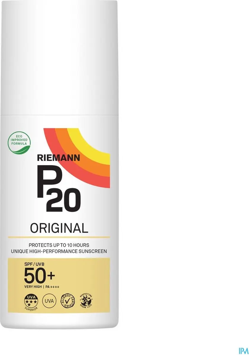 P20 Original SPF 50+ Zonnebrandspray 175ml - Parfumvrij